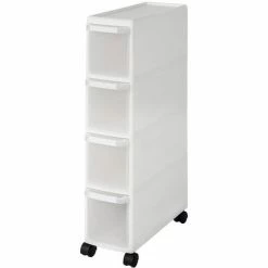 SoBuy 4 Drawers Kitchen Slide Out Cupboard, FRG41-W