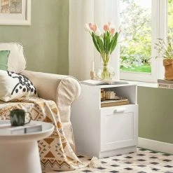 SoBuy End Table Sofa Table Bedside Table Nightstand,FBT112-W -SOBUY Shop 65442330 3