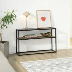 SoBuy 2 Tiers Console Table Hall Table,FSB43-SCH -SOBUY Shop 65442341 3