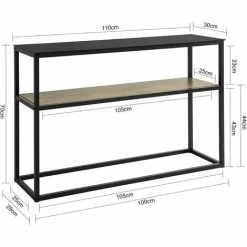SoBuy 2 Tiers Console Table Hall Table,FSB43-SCH -SOBUY Shop 65442341 4