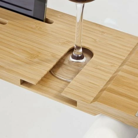 SoBuy Bathtub Rack, Bath Tub Shelf Tray With IPad Min/Mobile Phone,FRG104-N 5 SoBuy Bathtub Rack, Bath Tub Shelf Tray With IPad Min/Mobile Phone,FRG104-N - Image 5