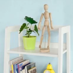 SoBuy 4-Tiers Ladder Storage Bookcases And Shelving Unit With Drawer ,FRG116-K-W -SOBUY Shop 6614202 5