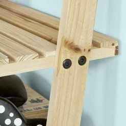 SoBuy 6 Tiers Wall Shelf Ladder Shelf Bookcase , FRG161-N 8 SoBuy 6 Tiers Wall Shelf Ladder Shelf Bookcase , FRG161-N -SOBUY Shop 6614214 4