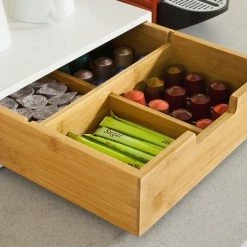 SoBuy Coffee Pod Storage Drawer, Coffee Capsule Holder Stand Box FRG179-WN -SOBUY Shop 6614217 4