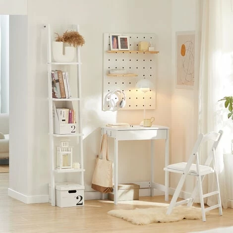 SoBuy Wood White Home Office Kids Table Computer Desk With Drawer,FWT43-W 3 SoBuy Wood White Home Office Kids Table Computer Desk With Drawer,FWT43-W - Image 3