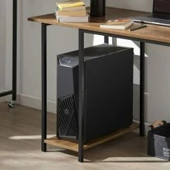 SoBuy Home Office Table Desk Computer Desk Standing Desk Sit Stand Desk Rotatable Desk With 2 Desktops And 2 Shelves,FWT93-F 7 SoBuy Home Office Table Desk Computer Desk Standing Desk Sit Stand Desk Rotatable Desk With 2 Desktops And 2 Shelves,FWT93-F -SOBUY Shop 67396872 3