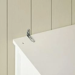 SoBuy Tall Kitchen Cupboard With 2 Cabinets And 1 Drawer Kitchen Dining Room Living Room Tall Cabinet Cupboard Sideboard,FSB44-W 7 SoBuy Tall Kitchen Cupboard With 2 Cabinets And 1 Drawer Kitchen Dining Room Living Room Tall Cabinet Cupboard Sideboard,FSB44-W -SOBUY Shop 67396876 3