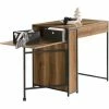 SoBuy Bar Table With Extendable Table Top Kitchen Breakfast Bar Table Dining Table Coffee Bar With Foldable Worktop,FWT96-PF
