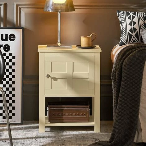 SoBuy Bedside Table Night Stand With 1 Door And 1 Shelf,FBT113-MI 2 SoBuy Bedside Table Night Stand With 1 Door And 1 Shelf,FBT113-MI - Image 2