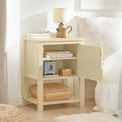 SoBuy Bedside Table Night Stand With 1 Door And 1 Shelf,FBT113-MI 3 SoBuy Bedside Table Night Stand With 1 Door And 1 Shelf,FBT113-MI - Image 3