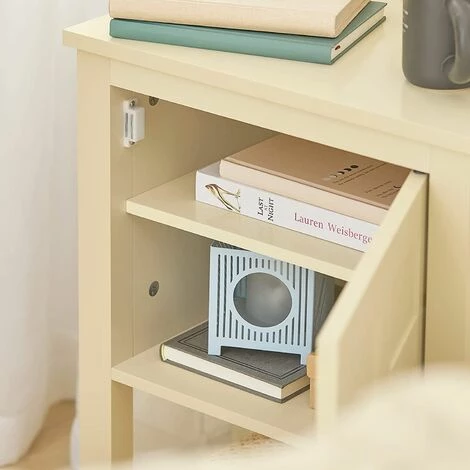 SoBuy Bedside Table Night Stand With 1 Door And 1 Shelf,FBT113-MI 4 SoBuy Bedside Table Night Stand With 1 Door And 1 Shelf,FBT113-MI - Image 4