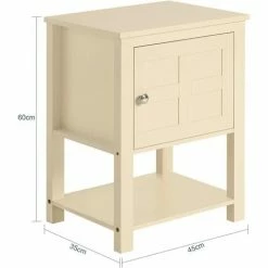 SoBuy Bedside Table Night Stand With 1 Door And 1 Shelf,FBT113-MI 9 SoBuy Bedside Table Night Stand With 1 Door And 1 Shelf,FBT113-MI -SOBUY Shop 68157123 5
