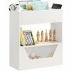 SoBuy 3 Tiers Book Shelf Toy Shelf Storage,KMB51-W