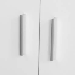 SoBuy White Wood Wheeled Kitchen Storage Cupboard Unit FRG241-W 9 SoBuy White Wood Wheeled Kitchen Storage Cupboard Unit FRG241-W -SOBUY Shop 6898144 5