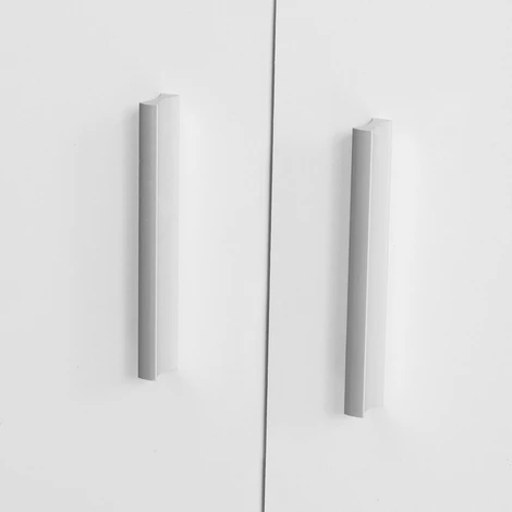 SoBuy White Wood Wheeled Kitchen Storage Cupboard Unit FRG241-W 5 SoBuy White Wood Wheeled Kitchen Storage Cupboard Unit FRG241-W - Image 5