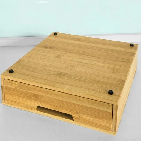 SoBuy Bamboo Coffee Pods & Capsules Teabags Drawer Organizer Holder,FRG70-N 5 SoBuy Bamboo Coffee Pods & Capsules Teabags Drawer Organizer Holder,FRG70-N - Image 5