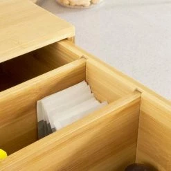 SoBuy Coffee Machine Stand & Pod Capsule Teabags Drawer Organiser Box,FRG83-N -SOBUY Shop 6968527 5