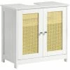 SoBuy Bathroom Under Sink Cabinet With Double Doors,BZR72-W