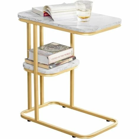 SoBuy Side Table With 2 Shelves,FBT110-G 1 SoBuy Side Table With 2 Shelves,FBT110-G