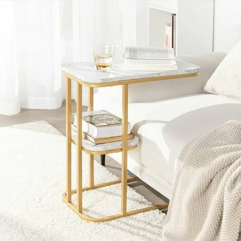 SoBuy Side Table With 2 Shelves,FBT110-G 3 SoBuy Side Table With 2 Shelves,FBT110-G - Image 3