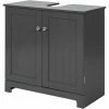 SoBuy Under Sink Cabinet Bathroom Storage Cabinet With 2 Doors,BZR18-DG