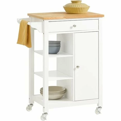 Promotion!!SoBuy Kitchen Storage Trolley Cabinet Cart,Drawer And Shelves,White,FKW46-WN 1 Promotion!!SoBuy Kitchen Storage Trolley Cabinet Cart,Drawer And Shelves,White,FKW46-WN