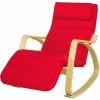 SoBuy Armchair Rocking Nursing Chair Recliner Adjustable Footrest & Removable Cushion Monther's Choice,FST16-R