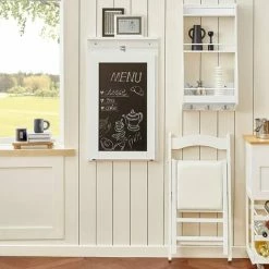 SoBuy Kitchen Restaurant Wall-mounted Folding Table Desk With Blackboard,FWT20-W 7 SoBuy Kitchen Restaurant Wall-mounted Folding Table Desk With Blackboard,FWT20-W -SOBUY Shop 8230476 3
