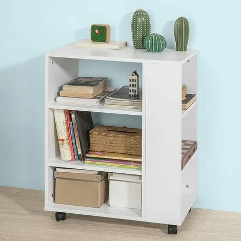 SoBuy Office Storage 3 Tiers Storage Bookcase Side Table,FBT68-W 3 SoBuy Office Storage 3 Tiers Storage Bookcase Side Table,FBT68-W - Image 3