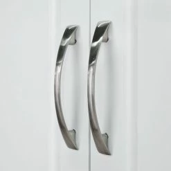 SoBuy White Kitchen Bathroom Wall Unit With Double Doors FRG231-W -SOBUY Shop 8384476 4