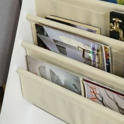 SoBuy Children Kids Bookcase Book Shelf Sling Storage Rack Organizer Display Holde FRG225-W -SOBUY Shop 8920929 5