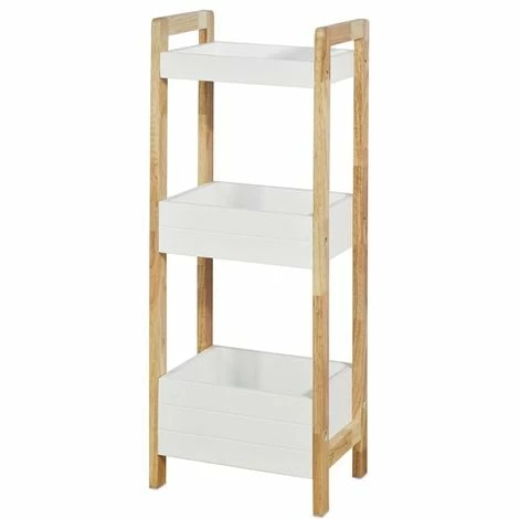 SoBuy 3 Tiers Bathroom Shelf Storage Display Shelf Rack Organizer Shelving Unit FRG226-WN 1 SoBuy 3 Tiers Bathroom Shelf Storage Display Shelf Rack Organizer Shelving Unit FRG226-WN