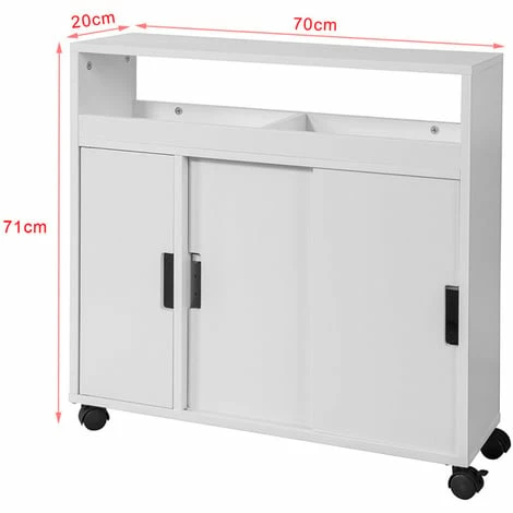 SoBuy Bathroom Toilet Paper Roll Brushes Holders Storage Cabinet BZR02-W 2 SoBuy Bathroom Toilet Paper Roll Brushes Holders Storage Cabinet BZR02-W - Image 2